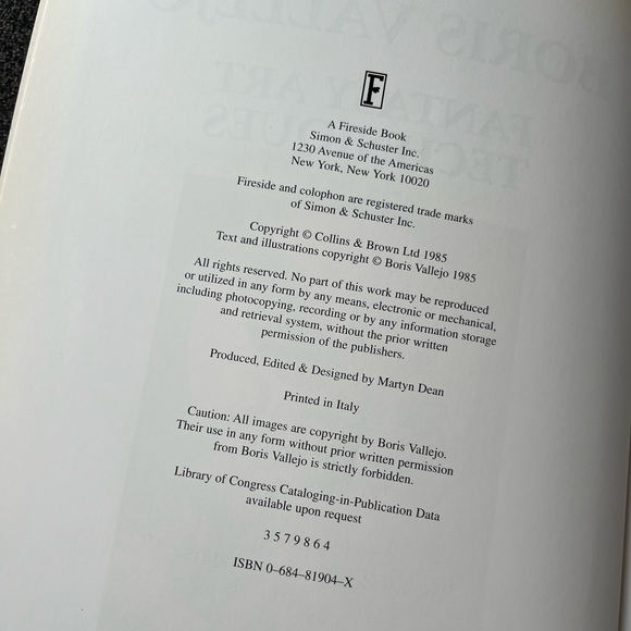 •1985 Boris Vallejo Fantasy Art Techniques• - Picture 2 of 9